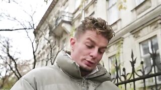 A small girl took a big cock in her tight pussy on the bed
