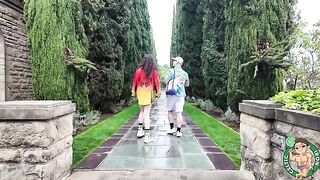 The Iranian girl checked out the historic sites and got intimate