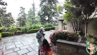 The Iranian girl checked out the historic sites and got intimate