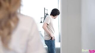 Two students have sex after classes in doggy style