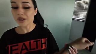 Girl felt the power of a strong cock and she liked it