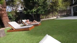 We bought a summer house and the lawns are perfect for fucking