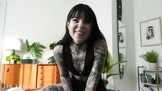 A girl with a vibrator advertises for the best sex ever