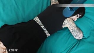 A girl with a vibrator advertises for the best sex ever