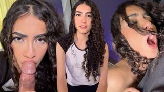 The little passionate Latina girl loves to be fucked hard and rough