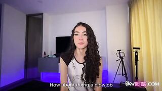 The little passionate Latina girl loves to be fucked hard and rough