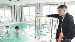 Sauna party for young students, ending with a bang