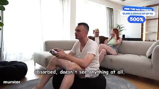 Don't talk, or your stepmom will make you cum in mouth