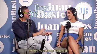 She asked for a hamburger and got a different kind of treat in this steamy podcast scene