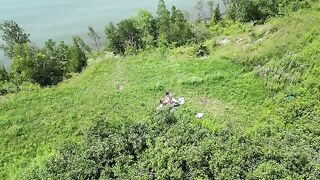Instead of a picnic, they decided to have sex in the open field