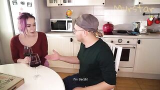 A thick dick is the best valentine's day present, especially in the kitchen