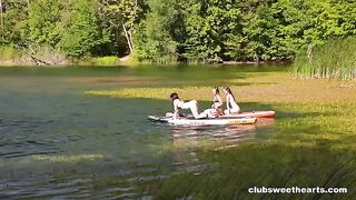 Lesbians fuck each other without hesitation, even outdoors