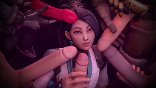 VALORANT porn compilation (SFM/Blender)