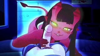 Horny young witch seduces the guy and fucks with him
