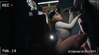 FNAF Security Breach Vanessa got banged in the office of Freddy Fazbear Mega Pizzaplex