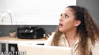 Accidental lesbian gangbang with the hottest all-female interracial orgy ever