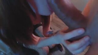 A perfect girl with a stunning ass gets fucked deep