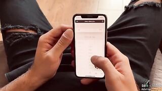 I found Adeline Murphy on sex-dater and called her for a footjob and handjob