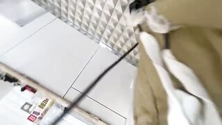 Nine guys fucked a whore in the ass and pissed on her