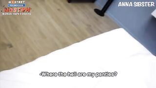 The hot maid showed the guest something special