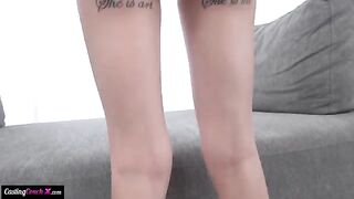 A little girl can handle any guy because of her slim body