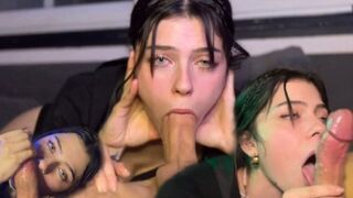 A quality blowjob is what this girl is learning to do