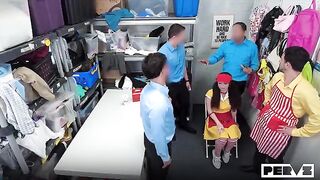 There aren't too few vibrators in this group sex scene!