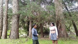 A forest is the place where every woman would agree to have her pussy licked