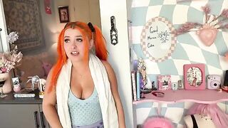 Girl is willing to do anything for new sexy clothes. She’s ready to go!