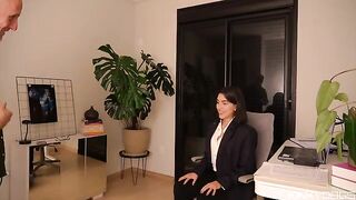 The employee's tongue is as skilled as her other assets