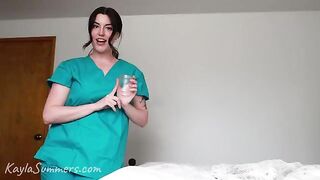 She got what she wanted - a messy, hot face