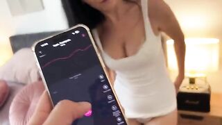 The toy's functionality drives you wild and brings you to orgasm
