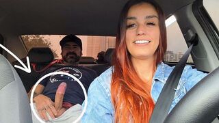 The girl had already seen the forced stop sign from Uber