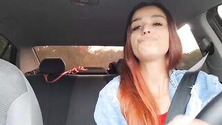 The girl had already seen the forced stop sign from Uber