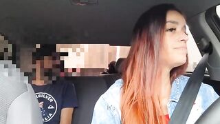 The girl had already seen the forced stop sign from Uber