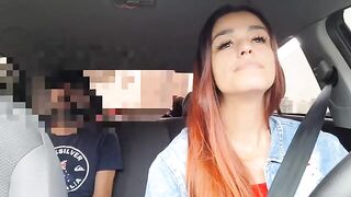 The girl had already seen the forced stop sign from Uber