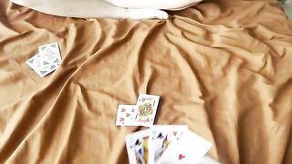 A girl lost a card game and had to engage in intimate acts until morning