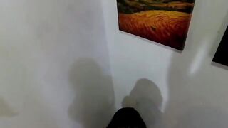 A girl with a big ass fucked in her ass hole