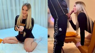 A beautiful girl has sex with her stepbrother
