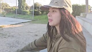 The actress went to the jungle and found a cock instead of mushrooms