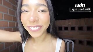 Babe fucked in her ass without lube, but with passion