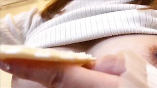 Her pussy is like a vise, squeezing with intense pleasure and cumming hard