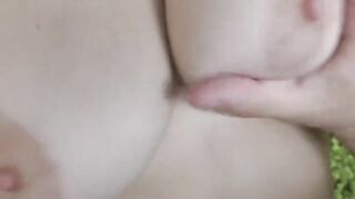 A pair of huge natural boobs that you cannot ignore
