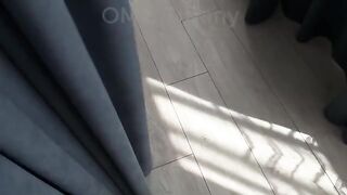 A seduced girl is rolling in her sheet like a crazy one