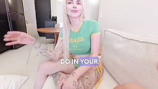 She masters the blowjob and squirts like a pro in this hot interview