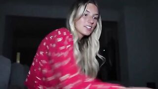 A young guy masturbates while his stepsister watches