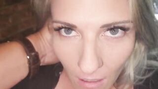 Babe bouncing on cock as if racing for a load of cum