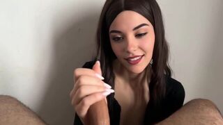 My hand moves to the beat, my eyes are filled with ecstasy. A hot brunette babe gets her tight teen pussy rewarded with a stroking cock and exclusive homemade action!