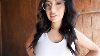 A thick Latina was bent over and fucked hard outdoors in a steamy scene