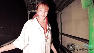 I peed on the girl's pussy while she was shaking with orgasm